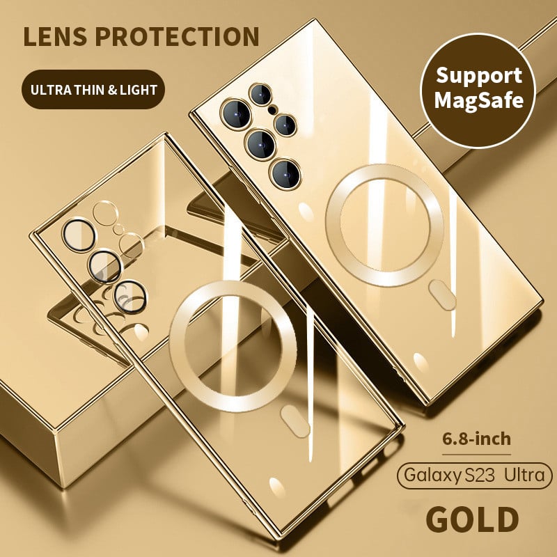Stornfield | Luxury Transparent Magnetic Cover for Samsung
