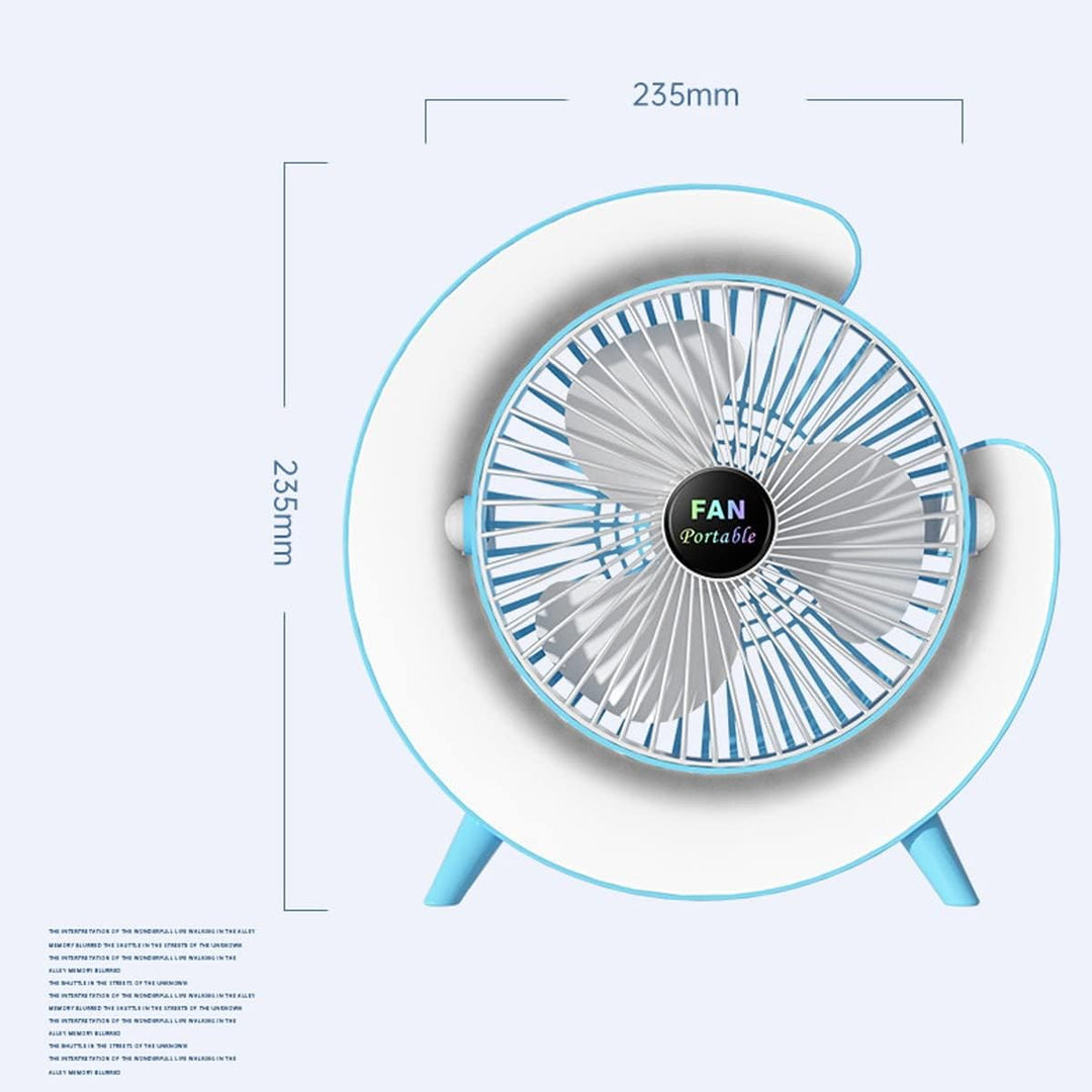 Multifunctional Colorful desktop small fan | Stornfield