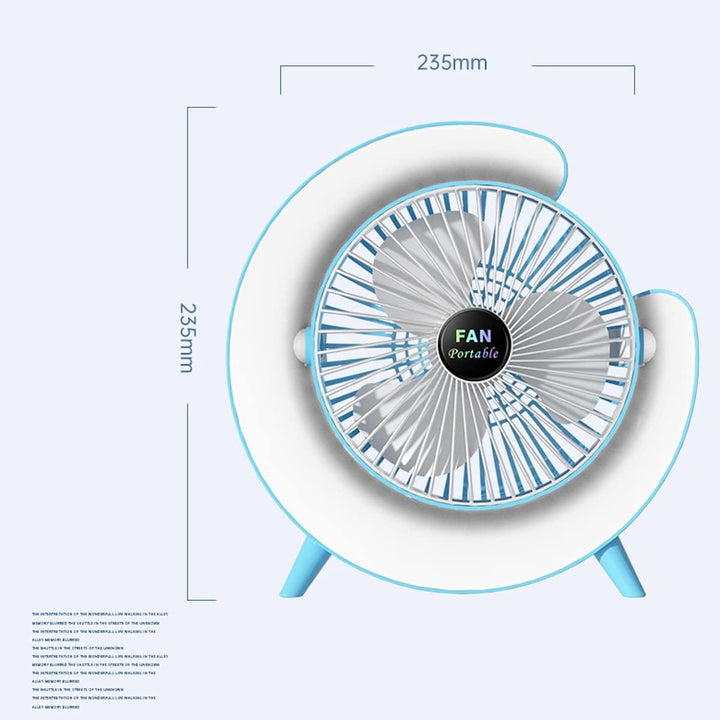 Multifunctional Colorful desktop small fan | Stornfield