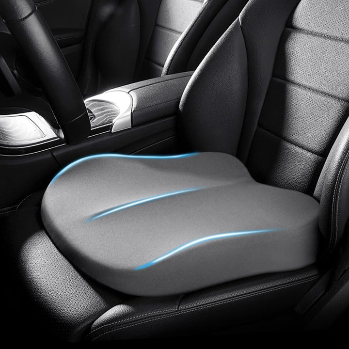 ZitComfort Ergonomic Seat Booster Cushion for Car & Office – Better Sitting Height and Posture | Stornfield