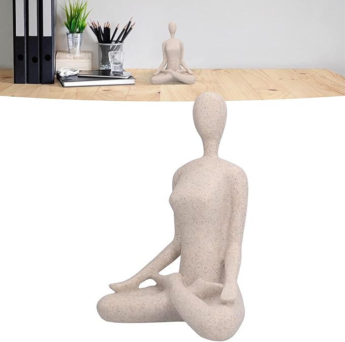 ZenJoy Woman in Yoga Figure – Modern Interior Decoration made of Resin | Stornfield