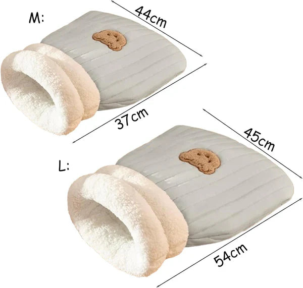 3-Layer Pet Sleeping Bag for Cats & Small Dogs Stornfield