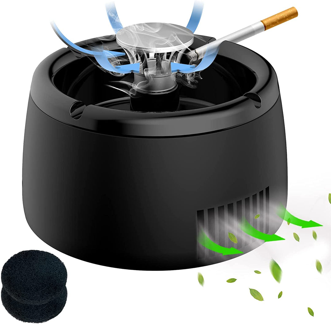 Stornfield | Odorless and smokeless ashtray - Portable smoke sensor with perfume filter