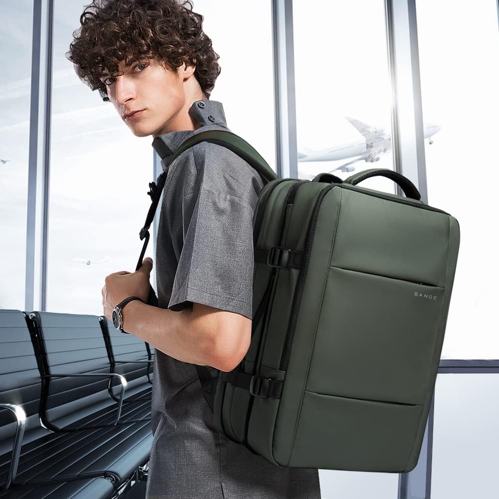 Expandable 26–45L Waterproof Travel Backpack with Laptop Sleeve & Duffle Carry | Stornfield