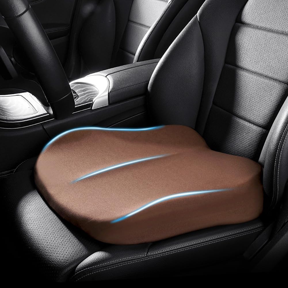 Car Cushion Height Increase – Ergonomic Seat Booster Cushion with Memory Foam | Stornfield