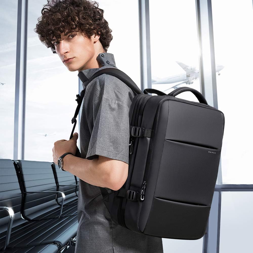 Expandable 26–45L Waterproof Travel Backpack with Laptop Sleeve & Duffle Carry | Stornfield