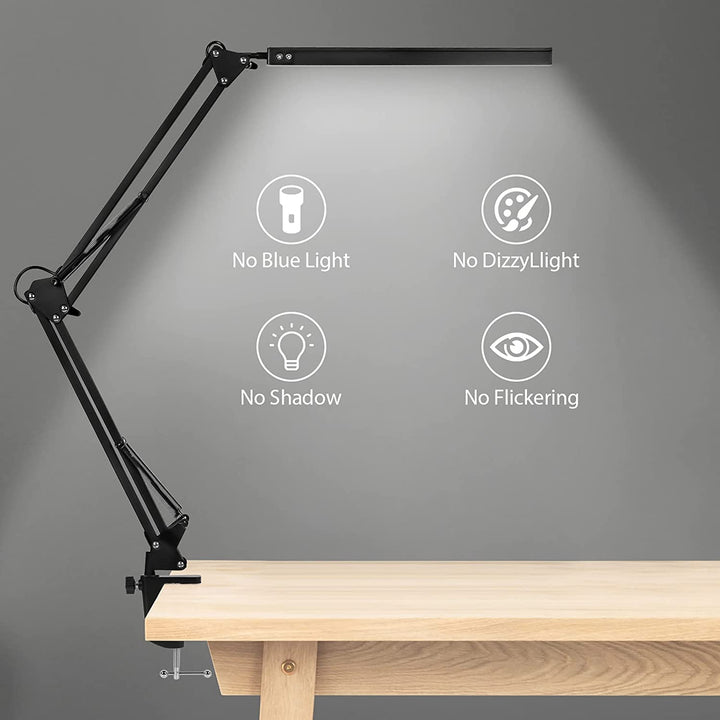LED Desk Lamp Clamp Light Dimmable 10W | Stornfield