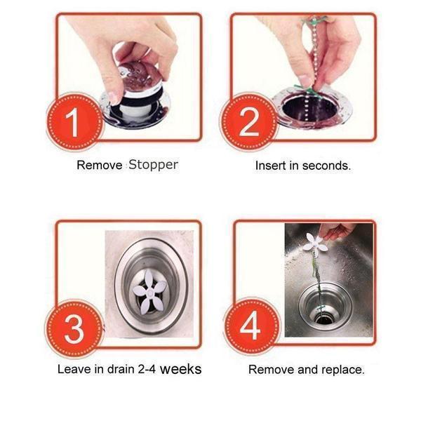 Shower Drain Hair Catchers, 5pcs | Stornfield