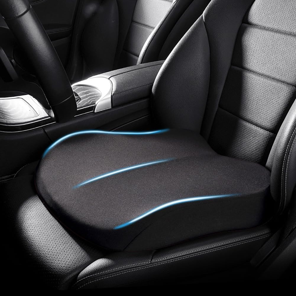 Car Cushion Height Increase – Ergonomic Seat Booster Cushion with Memory Foam | Stornfield
