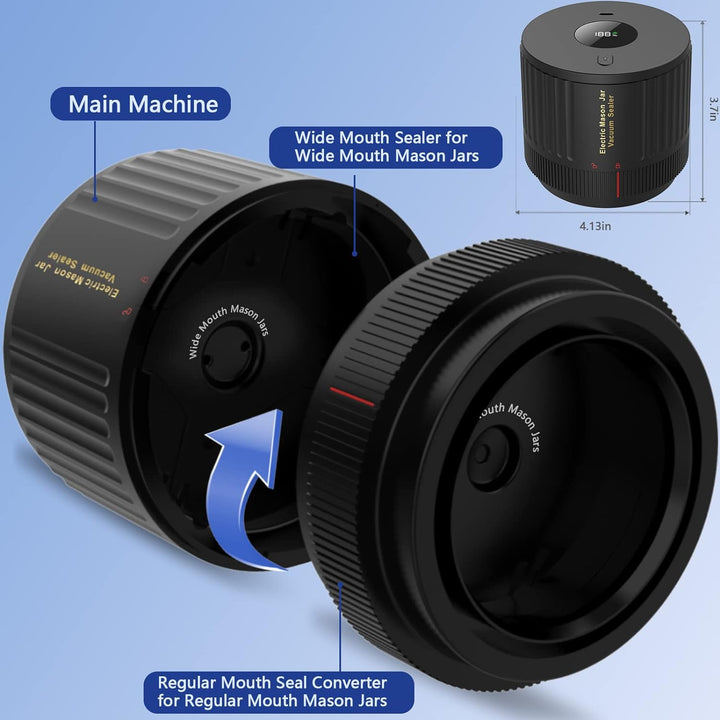 Stornfield | Electric Jar Vacuum Sealer Kit - Preserve freshness quickly!