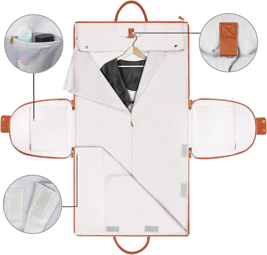 Stornfield | Large-Capacity Foldable Women's Garment Travel Bag with Hanging Suit Compartment