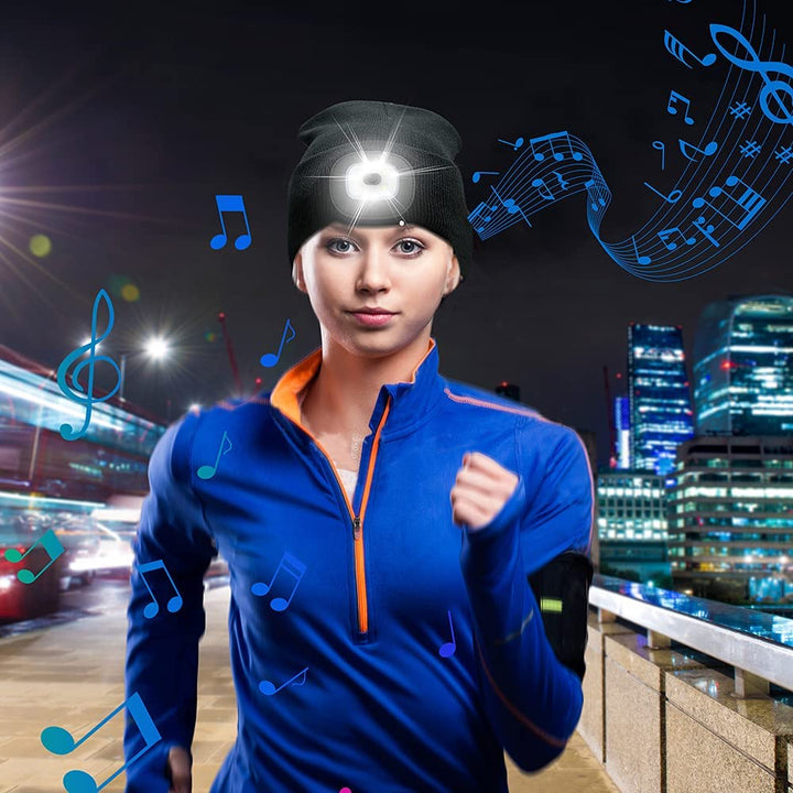 Stornfield | Bonnet Bluetooth Lumineux Casque Sans Fil