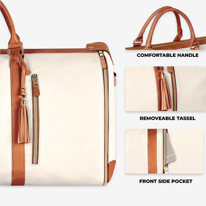 Stornfield | Large-Capacity Foldable Women's Garment Travel Bag with Hanging Suit Compartment