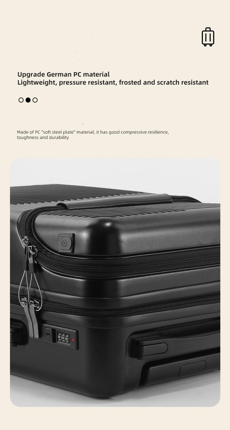 Hard Shell Carry-On with Cup Holder, USB Port & TSA Lock | Stornfield