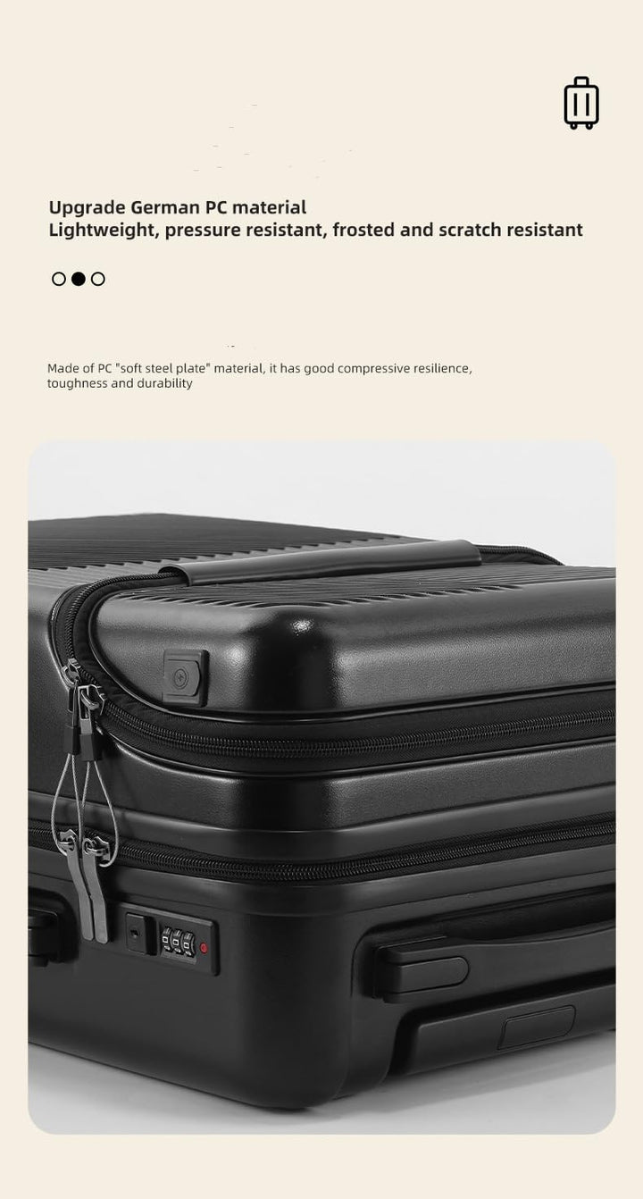 Hard Shell Carry-On with Cup Holder, USB Port & TSA Lock | Stornfield