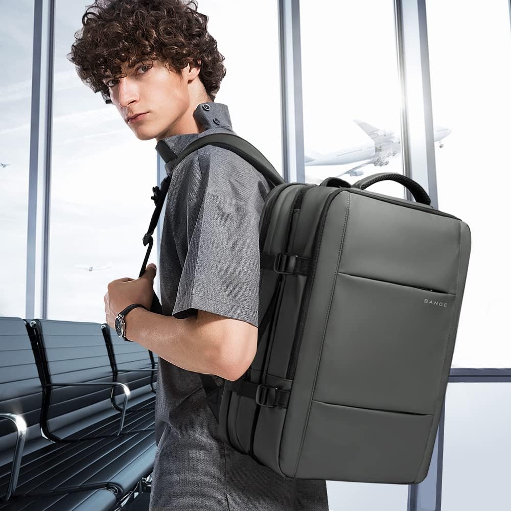 Expandable 26–45L Waterproof Travel Backpack with Laptop Sleeve & Duffle Carry | Stornfield