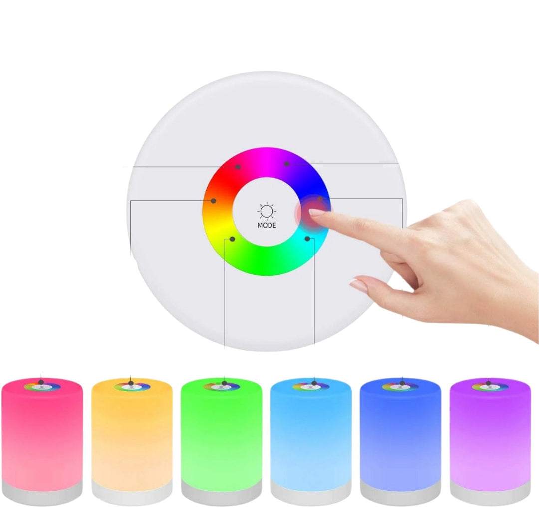 Dimmable Portable LED Lamp – Color Changing Table Lamp with Touch Control for Cozy Lighting | Stornfield