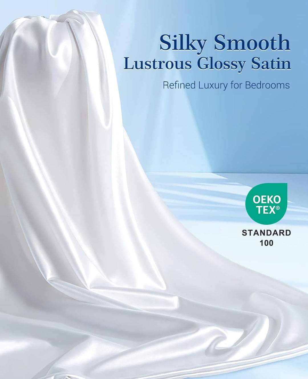 Cooling Pillowcases Q-max>0.5, 2-Pack, Soft & Hair-Friendly-White | Stornfield
