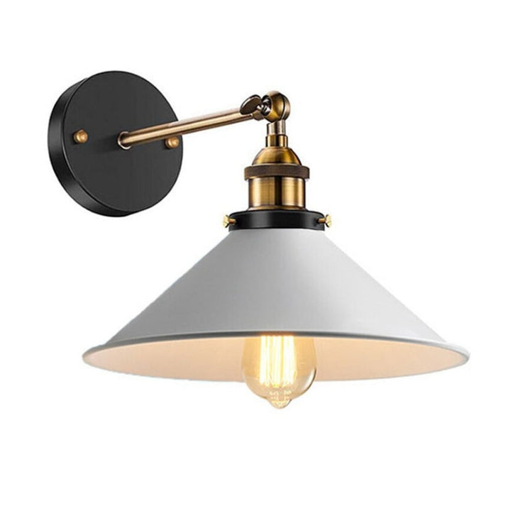 Stornfield | Vintage White Industrial Wall Sconce