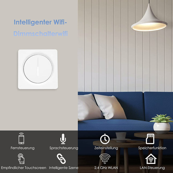 Smart Dimmer Dimmer Switch Touch with Remote Control | Stornfield