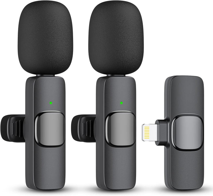 Stornfield | 2-Pack Wireless Microphone for iPhone iPad