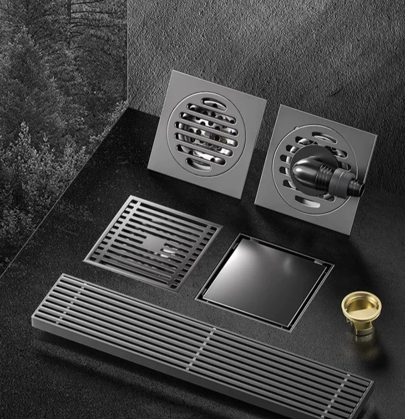 AquaShield Square Stainless Steel Floor Drain Stornfield