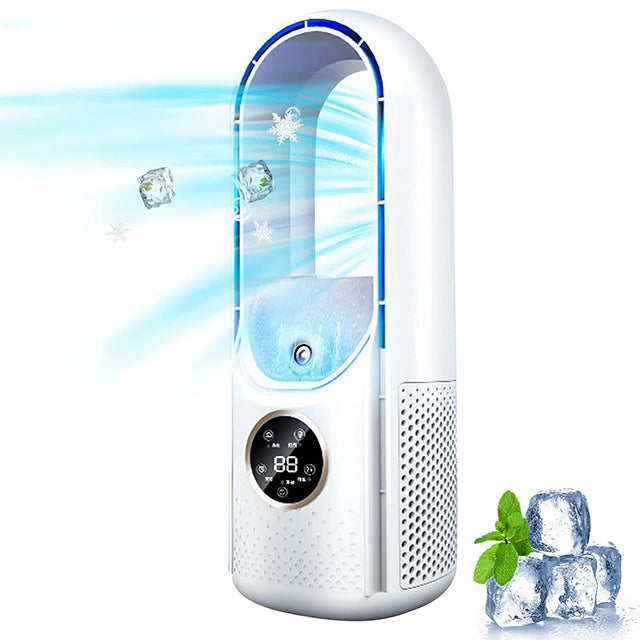 Bladeless Portable Air Conditioner | Ultra-Quiet, Ergonomic Design & Ideal for Home and Office Use | Stornfield