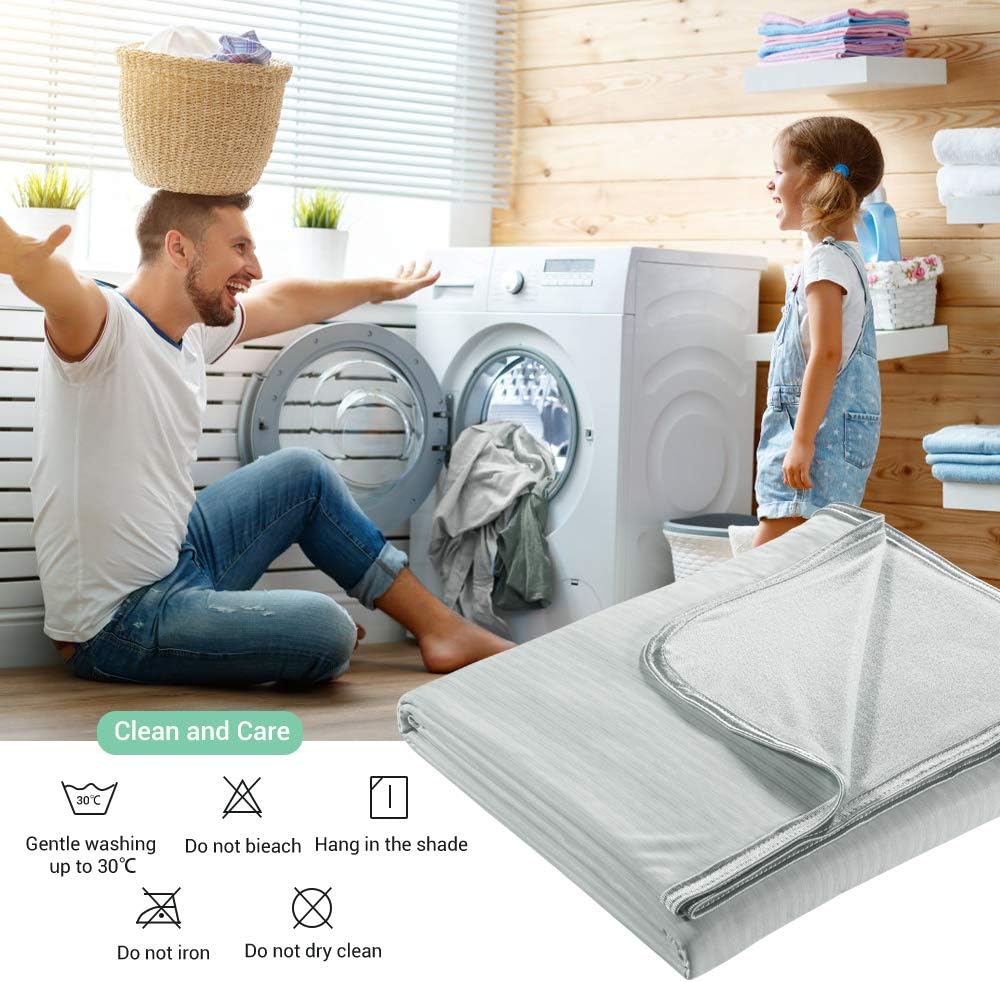 Cool Fiber Q-Max 0.4 Double-Sided Ice Silk Cooling Blanket – Gray | Stornfield