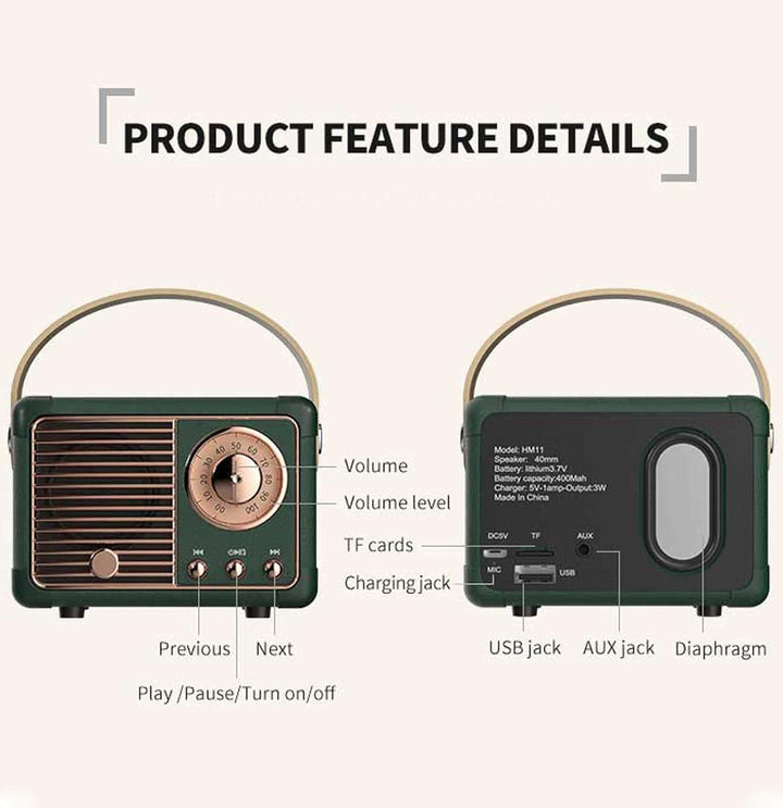 Stornfield | Retro Bluetooth Speaker