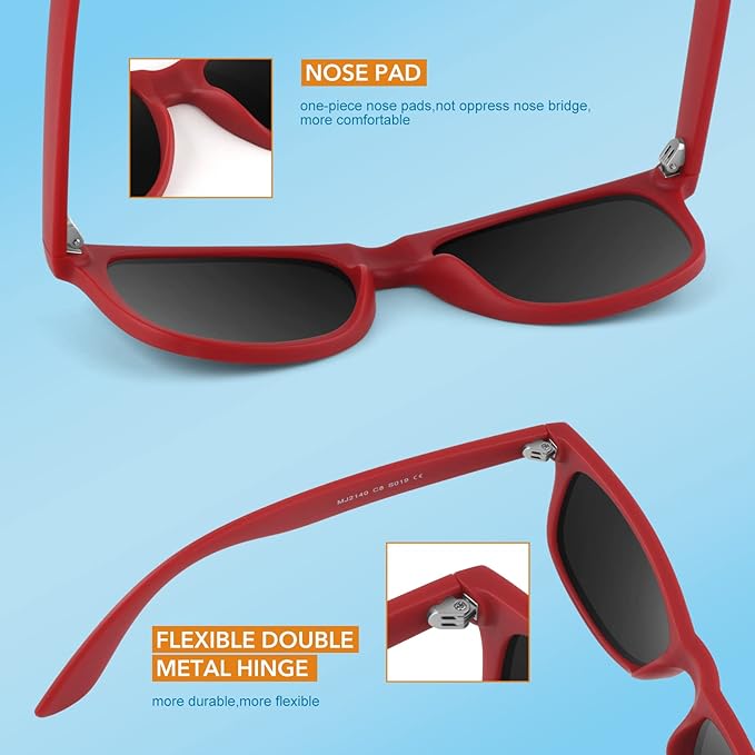 Classic 80's Retro Polarized Sunglasses - Jamie | Stornfield