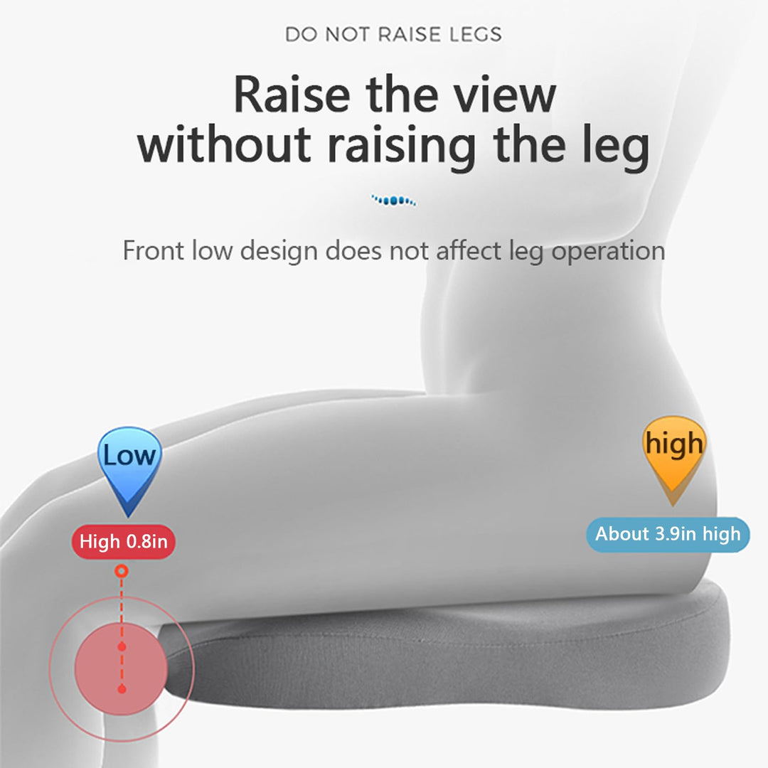 ZitComfort Ergonomic Seat Booster Cushion for Car & Office – Better Sitting Height and Posture | Stornfield
