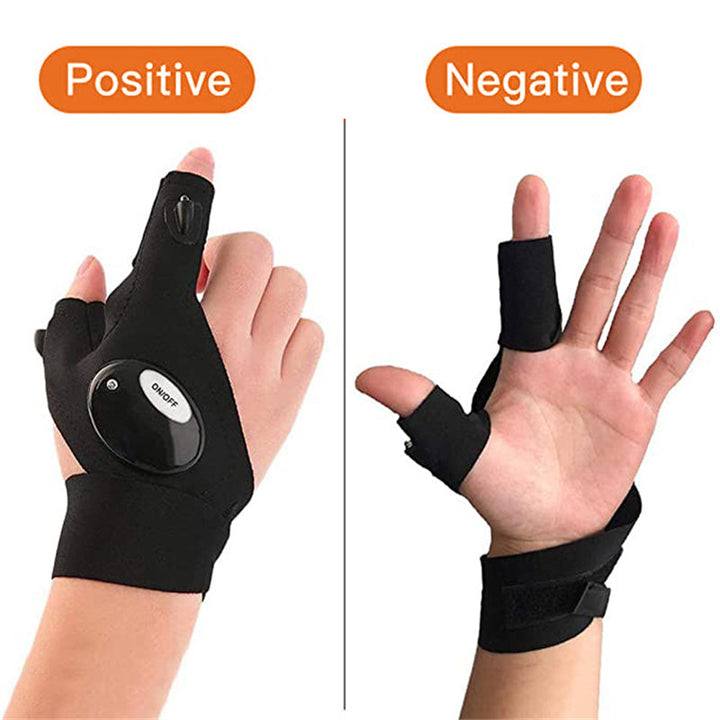 Convenient LED Gloves With Waterproof Lights | Stornfield