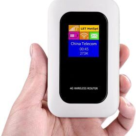 Stornfield | Portable 5G Wi-Fi Router | Secure, High-Speed Connection for Travel & Home Use