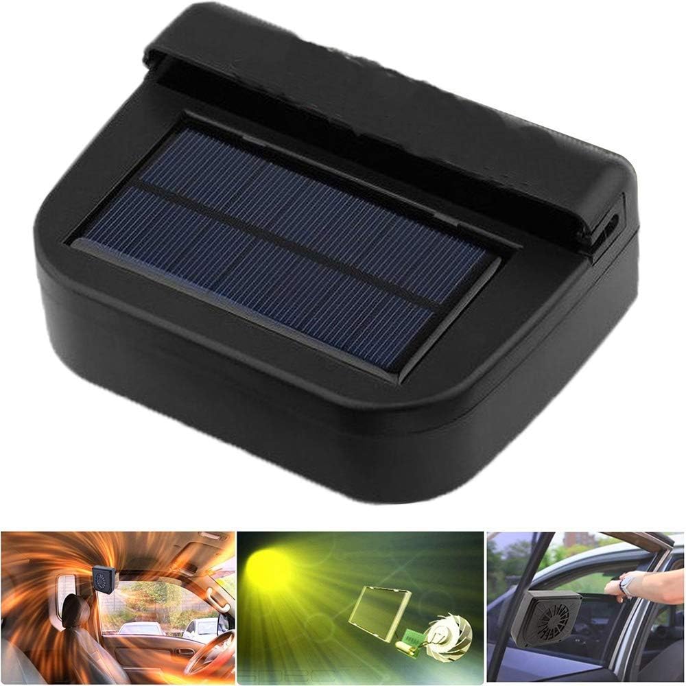 Solar-Powered Car Ventilation Fan for Odor and Smoke Elimination | Stornfield