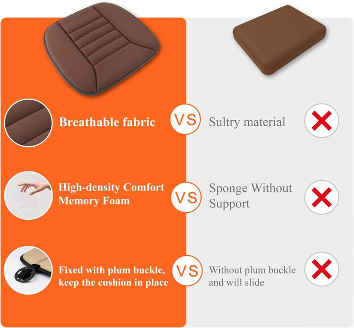 Stornfield | Comfort Memory Foam Car Seat Cushion
