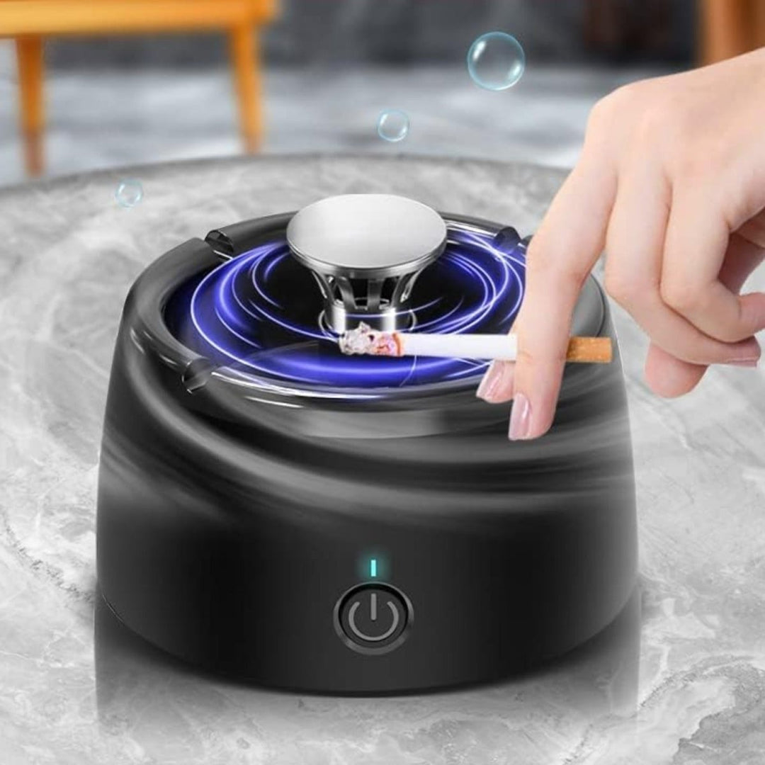 Stornfield | Odorless and smokeless ashtray - Portable smoke sensor with perfume filter