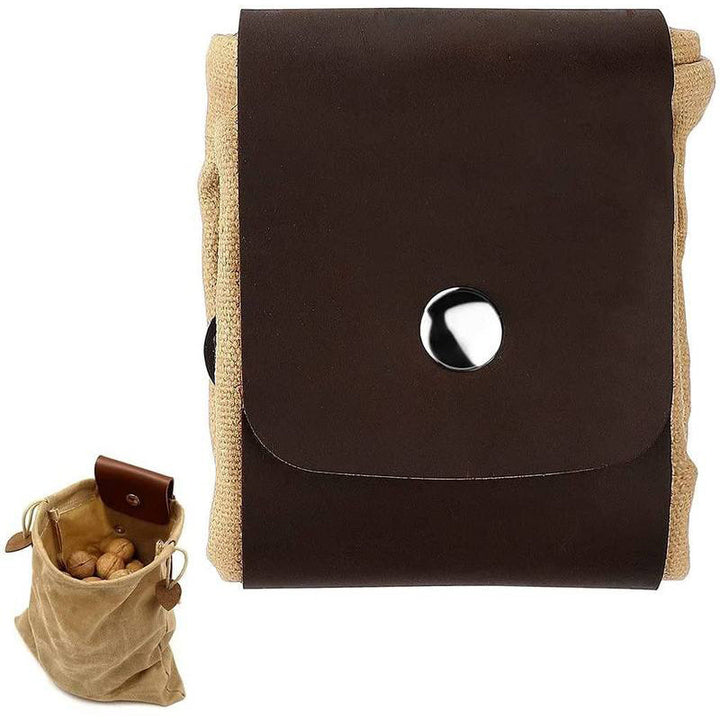Dimoohome™ Leather and canvas bushcraft bag | Stornfield