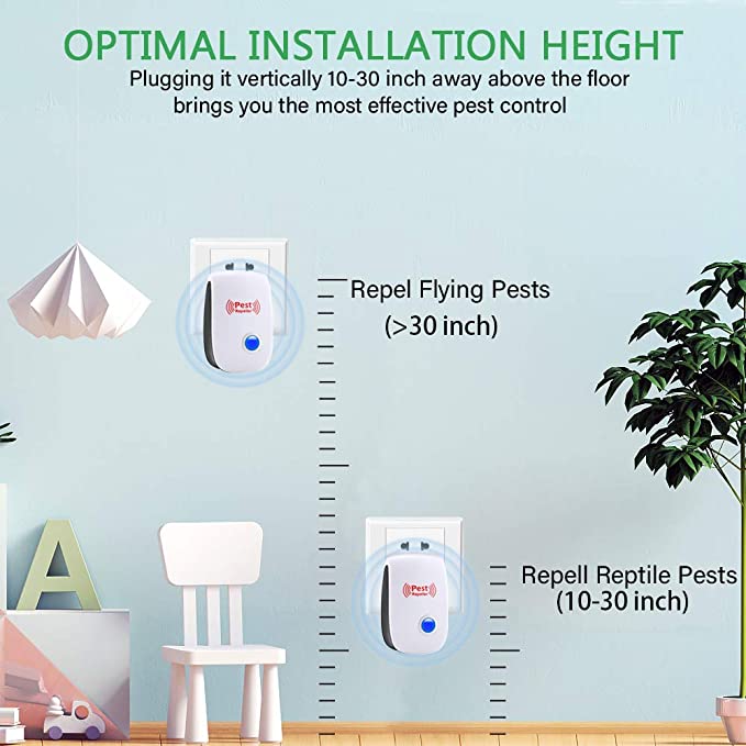 Stornfield | Ultrasonic Rat Repeller Device - Effective Pest Control for Rodents in 48 Hours - Safe for Home & Garden Use