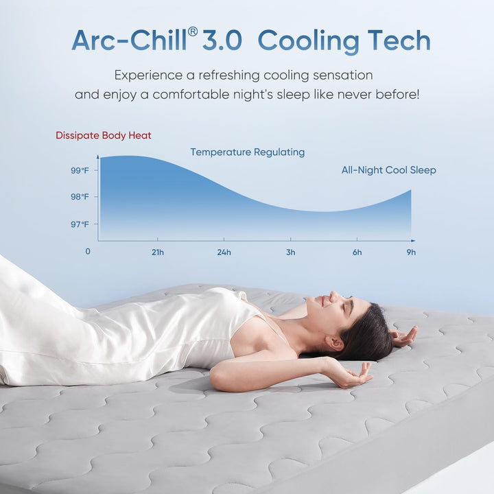 Stay Cool with Q-Max 0.5 — The Ultimate  3.0 Cooling Fitted Sheet by Elegear | Stornfield
