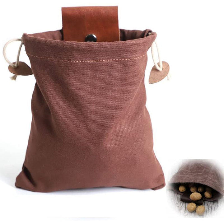 Dimoohome™ Leather and canvas bushcraft bag | Stornfield