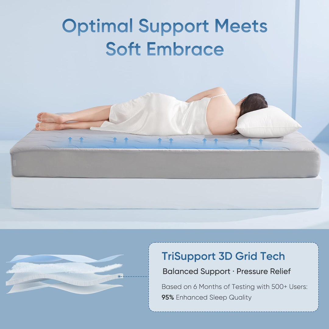 Stay Cool with Q-Max 0.5 — The Ultimate  3.0 Cooling Fitted Sheet by Elegear | Stornfield