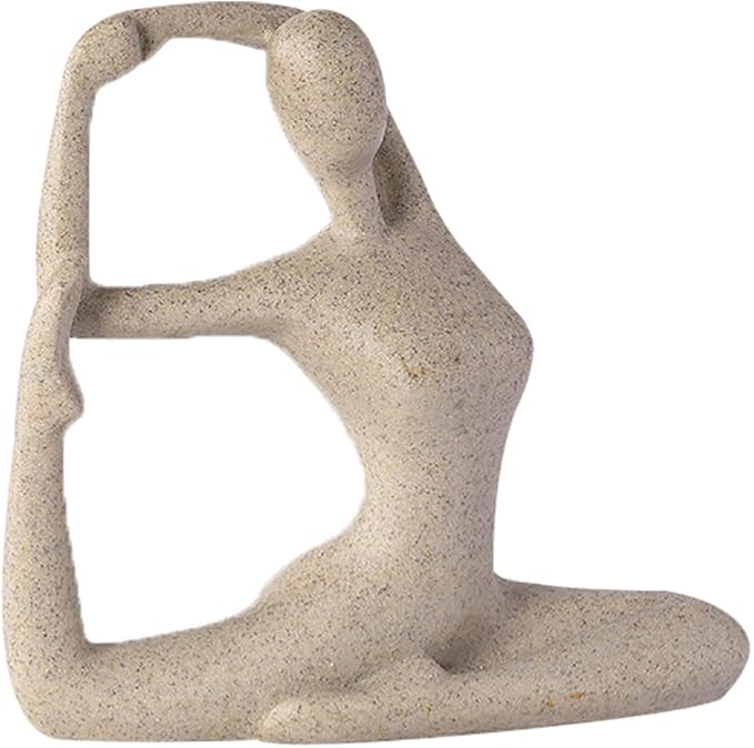ZenJoy Woman in Yoga Figure – Modern Interior Decoration made of Resin | Stornfield