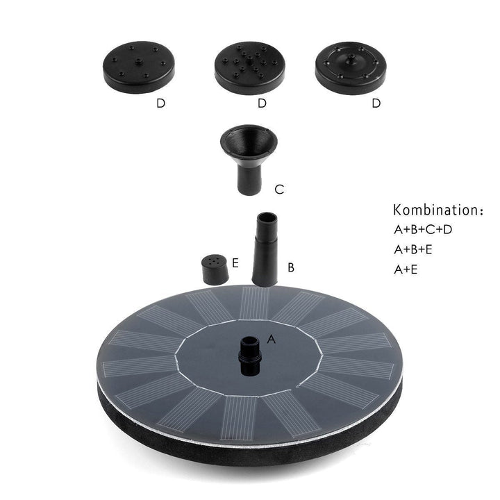 Solar Fountain Pump | Stornfield