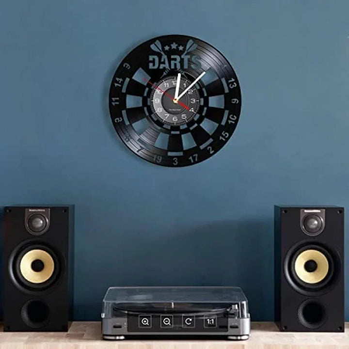 GameTime Vintage Dartboard Wall Clock Stornfield