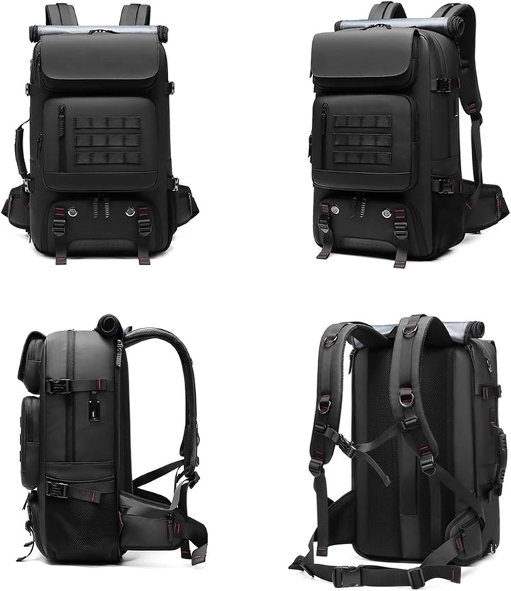 50L Waterproof Travel Backpack with Shoe Compartment & USB Port | Stornfield
