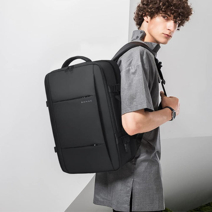 Expandable 26–45L Waterproof Travel Backpack with Laptop Sleeve & Duffle Carry | Stornfield