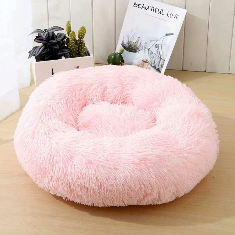 Stornfield | PawNest Soothing Donut Cat Bed | Round Plush Kennel | Stress-Reducing and Comfortable | Perfect for Cats and Small Dogs