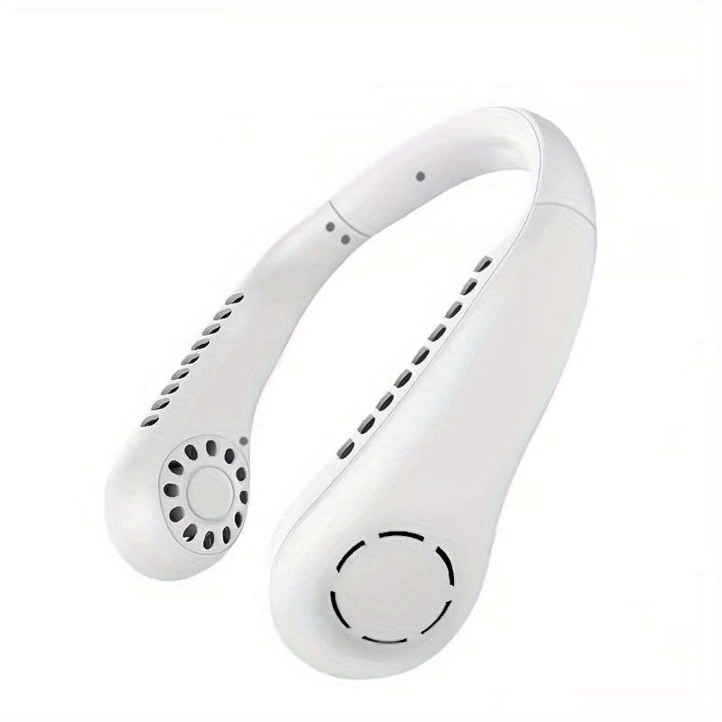 1Pc New Mini Neck Fan Portable Bladeless Hanging Neck Rechargeable Air Cooler 3 Speed Mini Summer Sports Fans | Stornfield