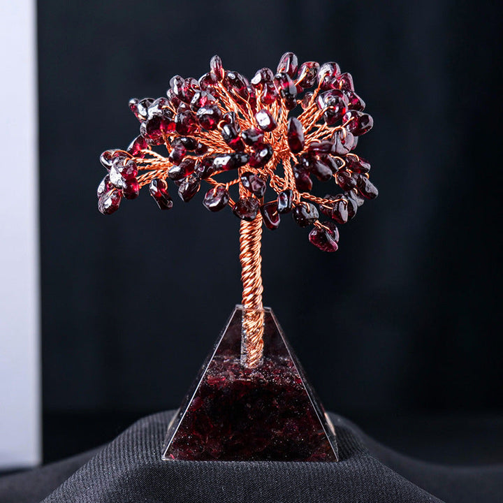Stornfield | Base en gravier de pierre naturelle en pyramide pour arbre Feng Shui