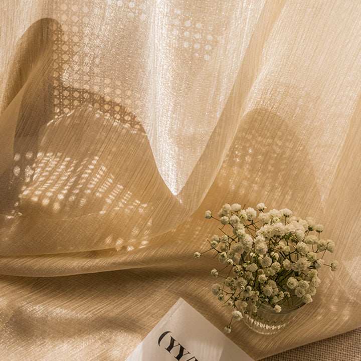 Transparent Linen Curtains, Light and Modern for Living Room | Stornfield